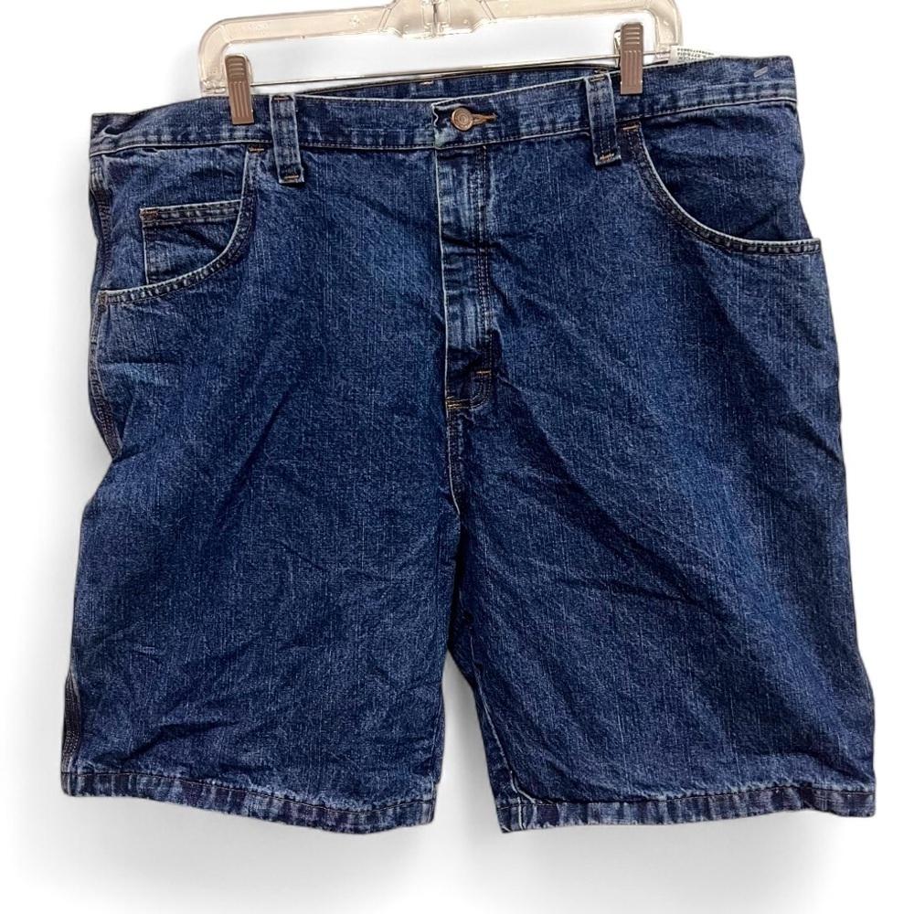 Vintage Wrangler Denim Carpenter Shorts, 100% Cotton, Size 42